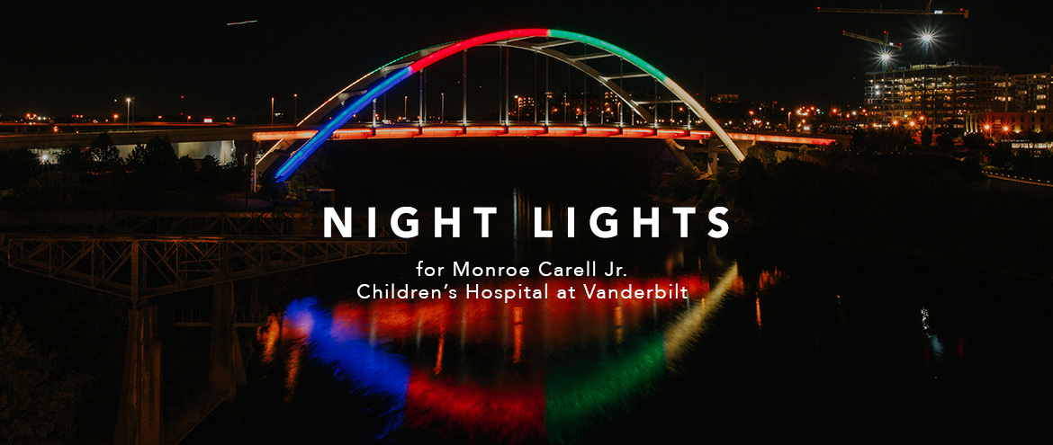 Night Lights for Monroe Carell Jr. Children's Hospital at Vanderbilt
