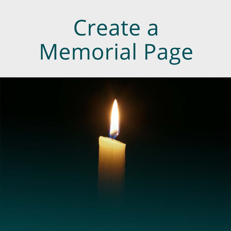Create a memorial page